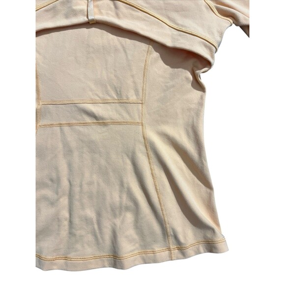 Lululemon Jacket Women Sz 10 Pale Orange Define Full Zip Mock Neck Athleisure - Picture 11 of 16